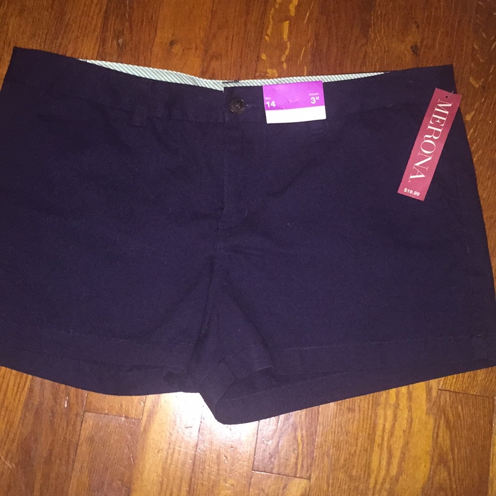 Women's navy blue shorts size 14